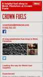 Mobile Screenshot of crownfuelsmold.co.uk